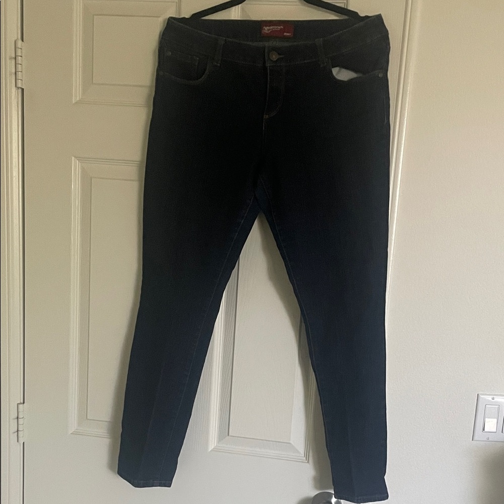 Arizona Jean Company Women's Dark Blue Skinny Jeans